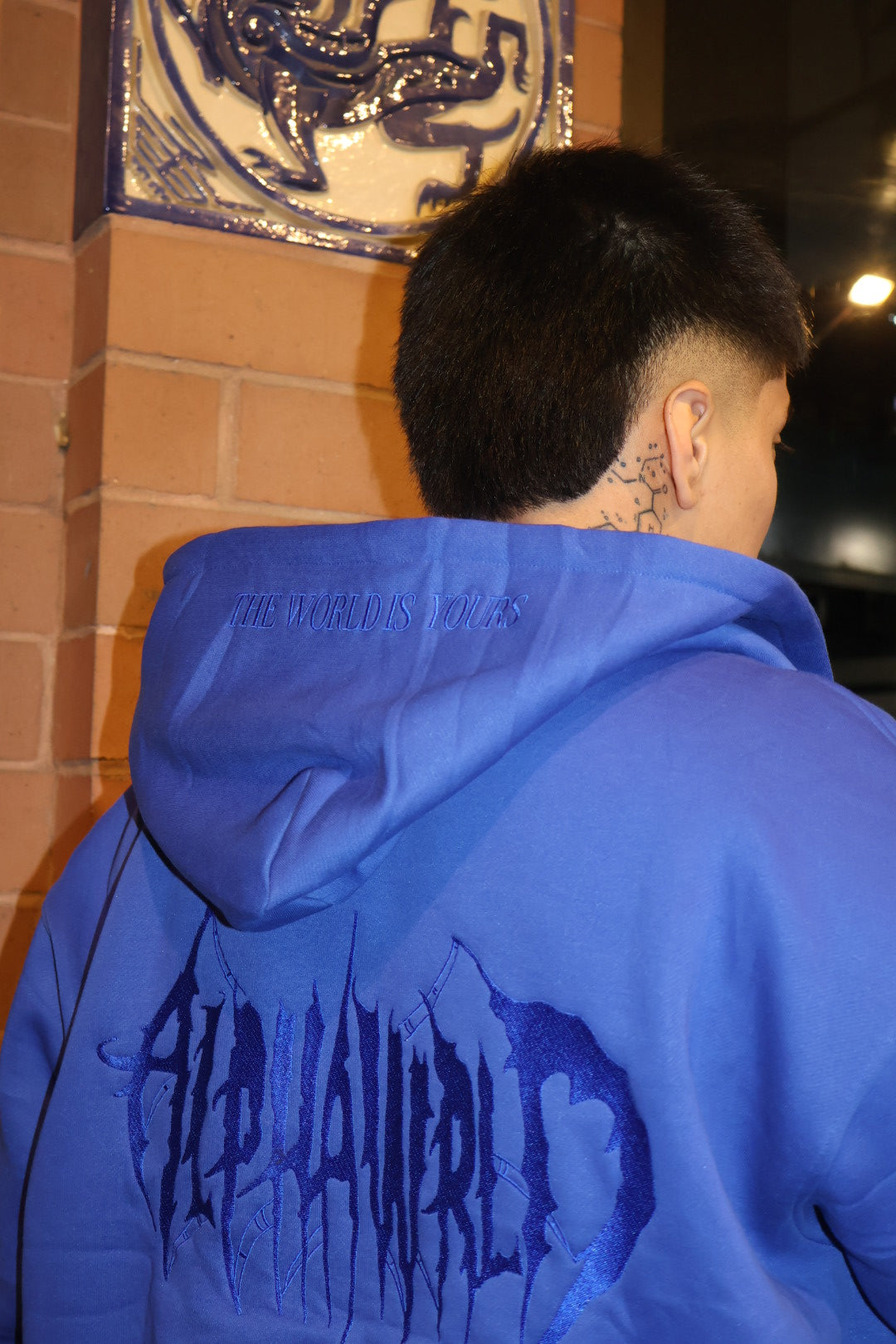 ALPHAWRLD ZIP UP HOODIE